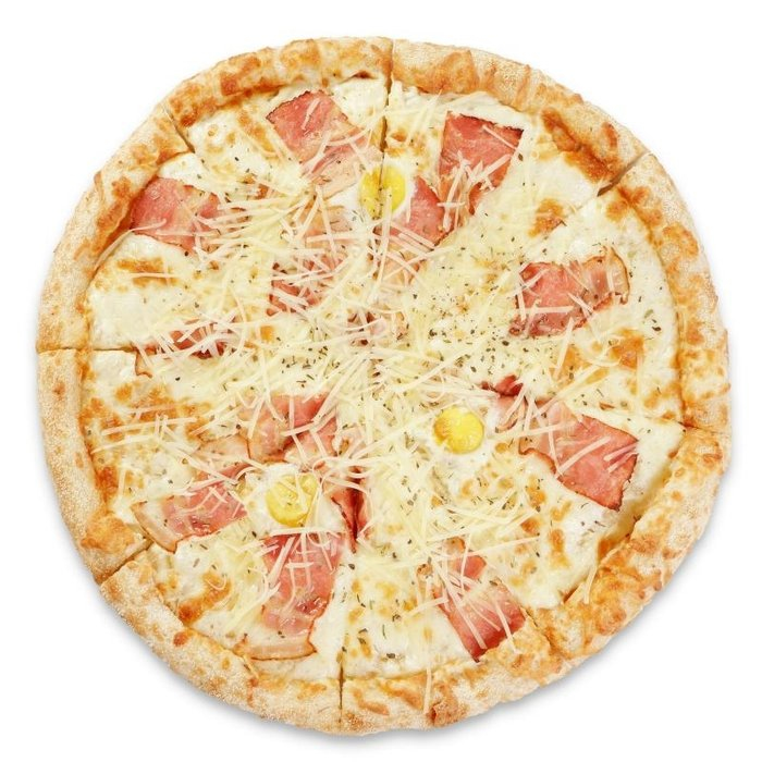 Пицца Карбонара.