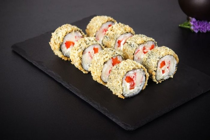 Темпура с крабом.