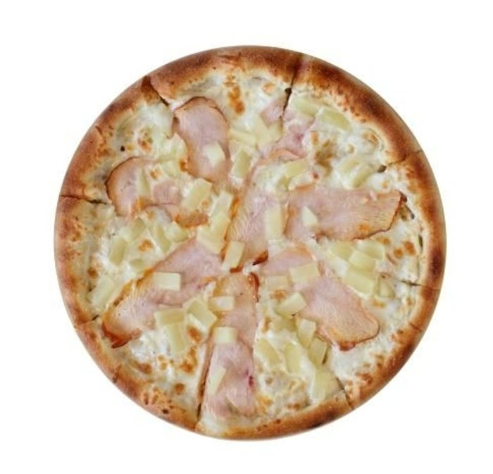 Пицца Гавайская с ананасом.