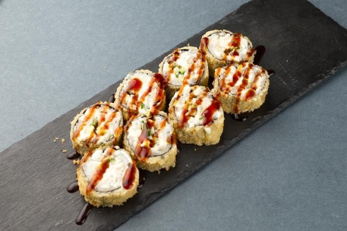 Темпура Угорь терияки.